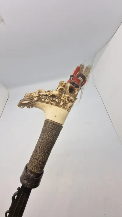 Mandau sword - Borneo Island, Indonesia, original Antik