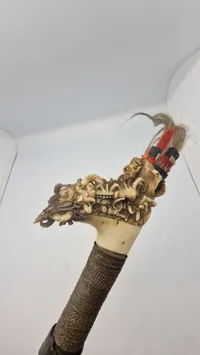 Mandau sword - Borneo Island, Indonesia, original Antik
