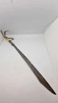 Mandau sword - Borneo Island, Indonesia, original Antik