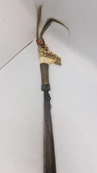 Mandau sword - Borneo Island, Indonesia, original Antik