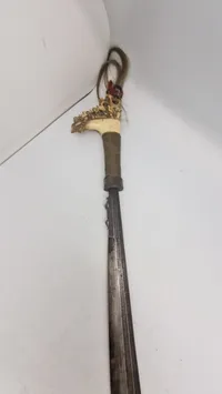 Mandau sword - Borneo Island, Indonesia, original Antik