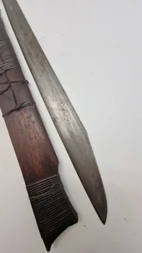 Mandau sword - Borneo Island, Indonesia, original Antik