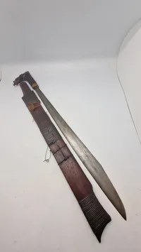Mandau sword - Borneo Island, Indonesia, original Antik