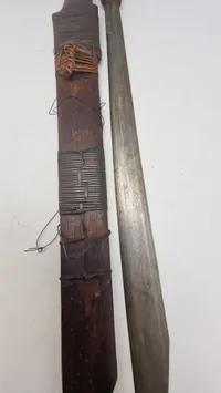 Mandau sword - Borneo Island, Indonesia, original Antik