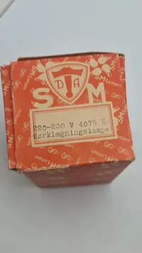 Mørlægnings pære Dansk WW2, original