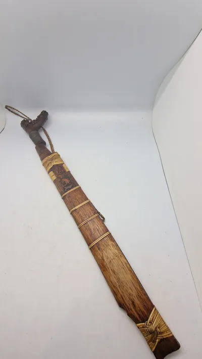 Mandau sword - Borneo Island, Indonesia, original Antik