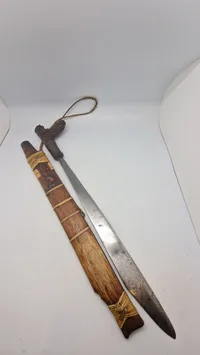 Mandau sword - Borneo Island, Indonesia, original Antik