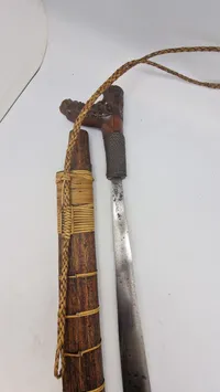 Mandau sword - Borneo Island, Indonesia, original Antik