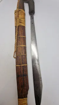 Mandau sword - Borneo Island, Indonesia, original Antik