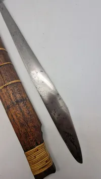 Mandau sword - Borneo Island, Indonesia, original Antik
