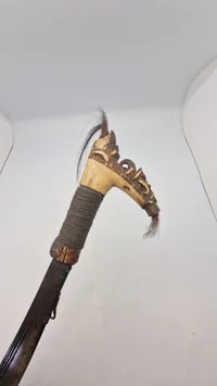 Mandau sword - Borneo Island, Indonesia, original Antik