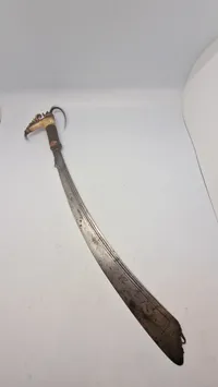 Mandau sword - Borneo Island, Indonesia, original Antik