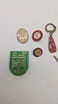 Samling pins mm.