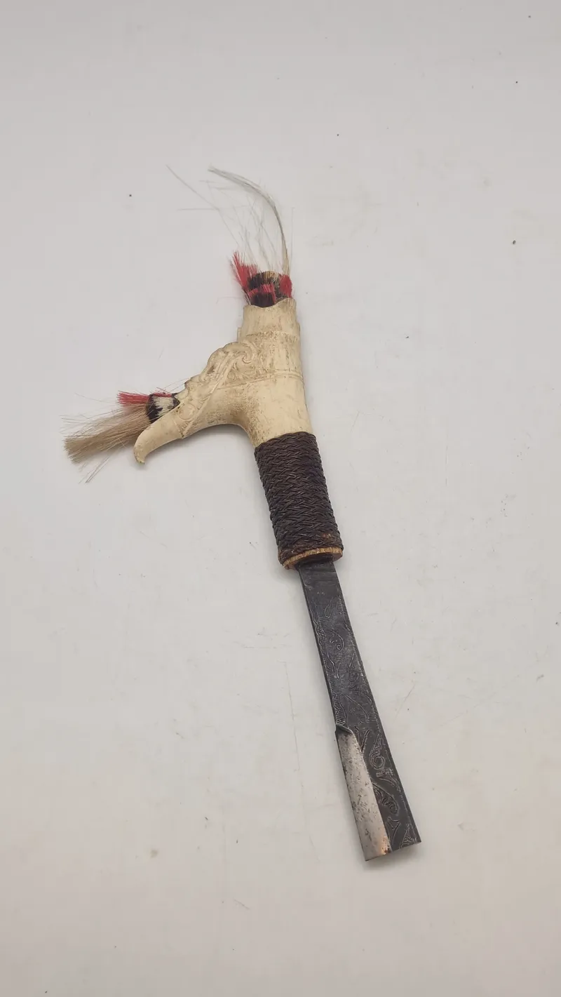 Mandau sword handle - Borneo Island, Indonesia