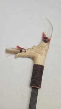 Mandau sword handle - Borneo Island, Indonesia
