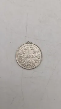 1906 German Empire 1 Mark Silver Coin - Deutsches Reich