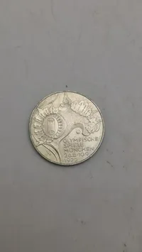 1972 Munich Olympics Commemorative Silver Coin