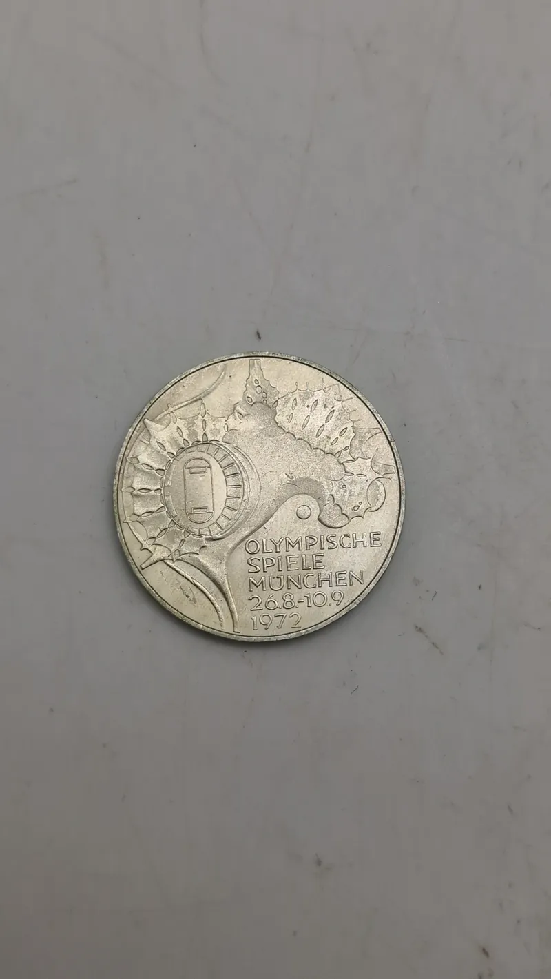 1972 Munich Olympics Commemorative Silver Coin