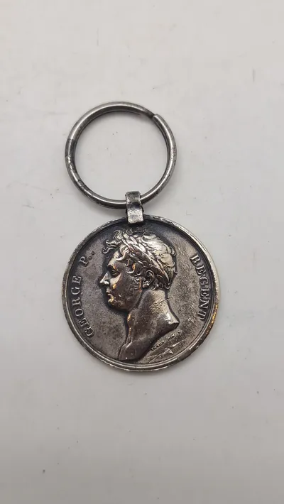 Engelsk Waterloo medalje, repro   