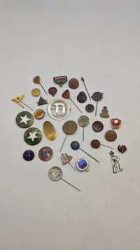 Samling pins Mm.