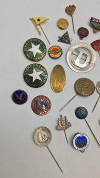 Samling pins Mm.