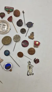 Samling pins Mm.