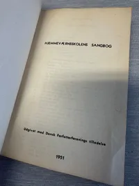 Tidlig 1951 HJV sangbog