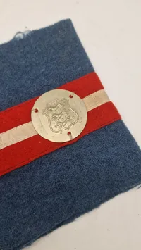 Dansk frihedskæmper armbind MI typen, originalt