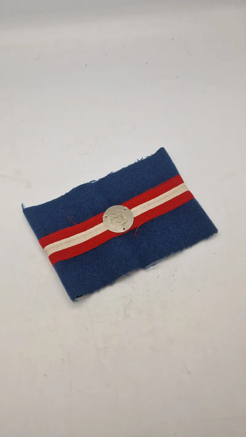 Dansk Frihedskæmper Armbind, originalt 
