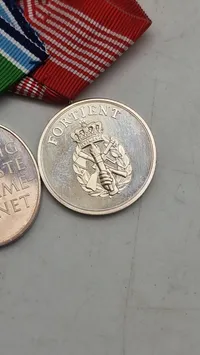 Dansk medaljespange Sterligsølv 