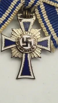 Tysk Moderkors 2 klasse miniturer WW2, Original 