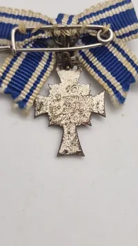 Tysk Moderkors 2 klasse miniturer WW2, Original 