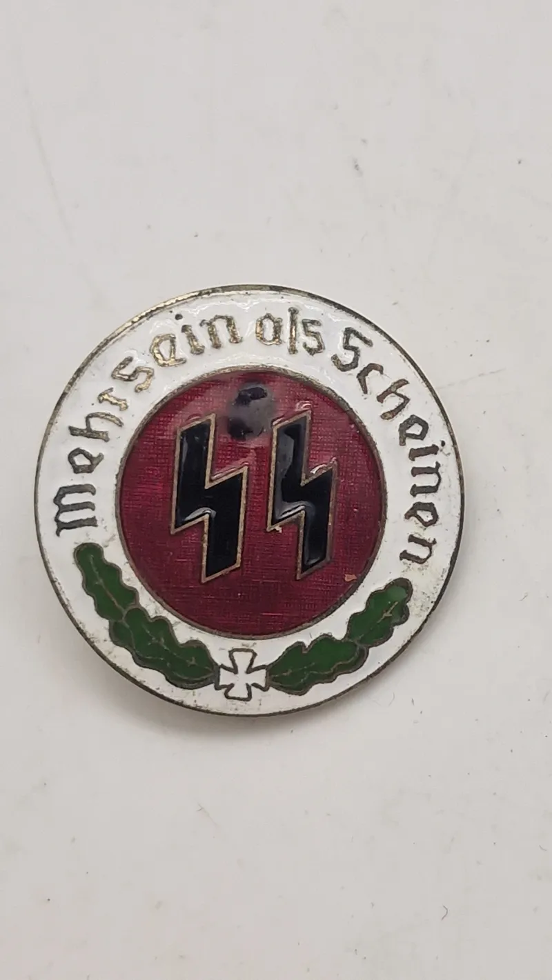 Tysk SS badge, postwar 