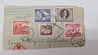 Tysk WW2 frankering, original 