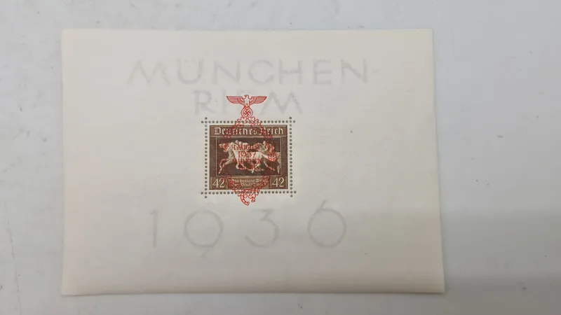Tysk WW2 frankering, original 