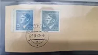 Tysk WW2 frankering, original 