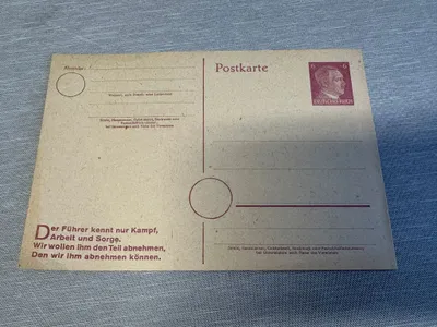 Originalt Tysk WW2 postkort