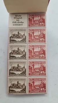 Tyske frimærker WW2, originale 