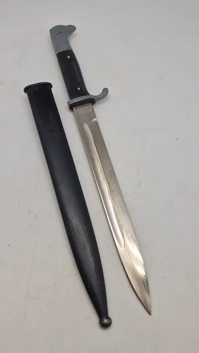 Tysk WW2 udgangsbajonet, original 