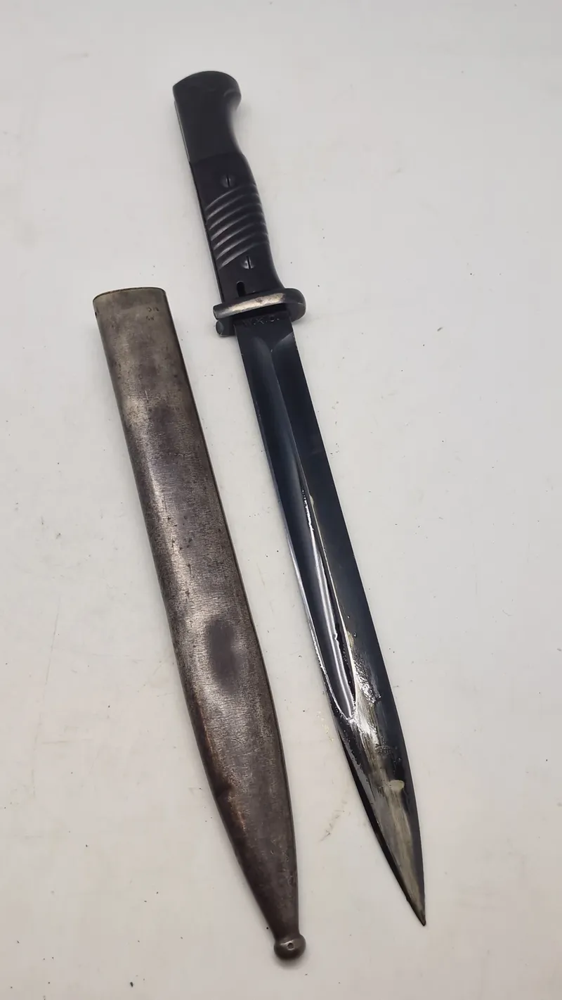 Tysk K98 bajonet, original 