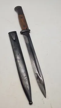 Tysk K98 bajonet, original 