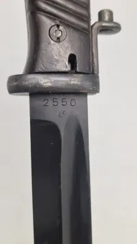 Norsk brugt K98 bajonet 