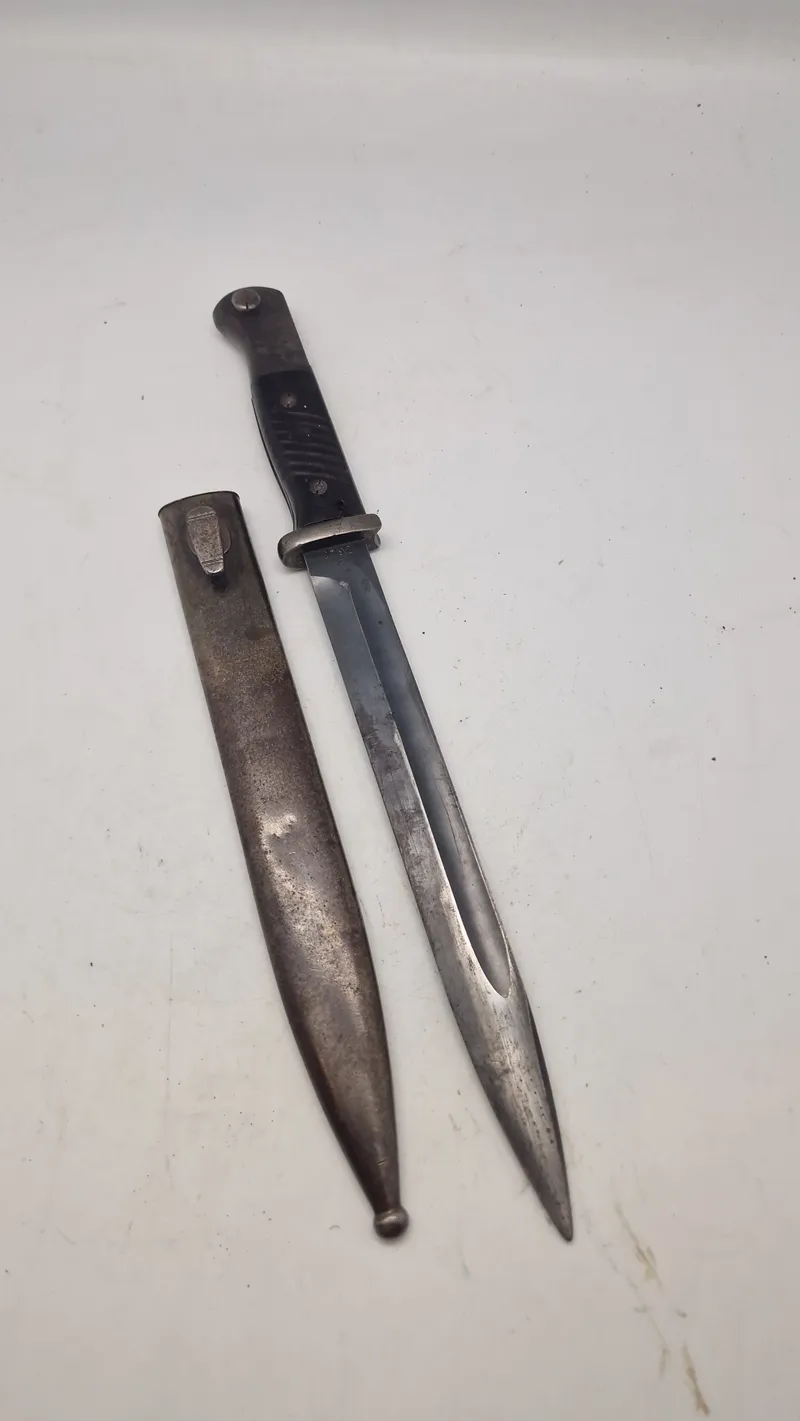 Tysk K98 bajonet, original 