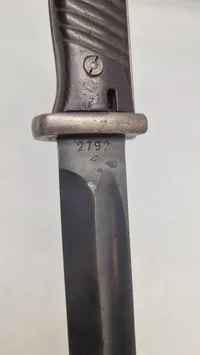 Tysk K98 bajonet, original 