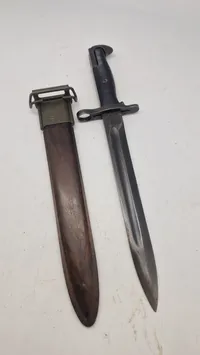 US WW2 garandbajonet, brugt i Dk 