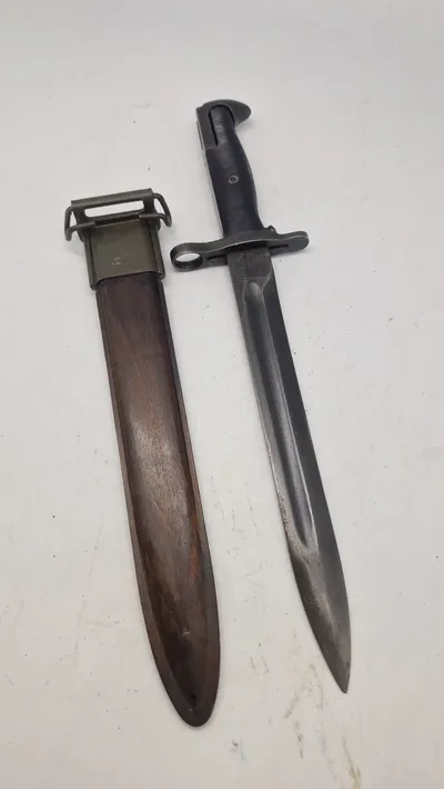 US WW2 garandbajonet, brugt i Dk 