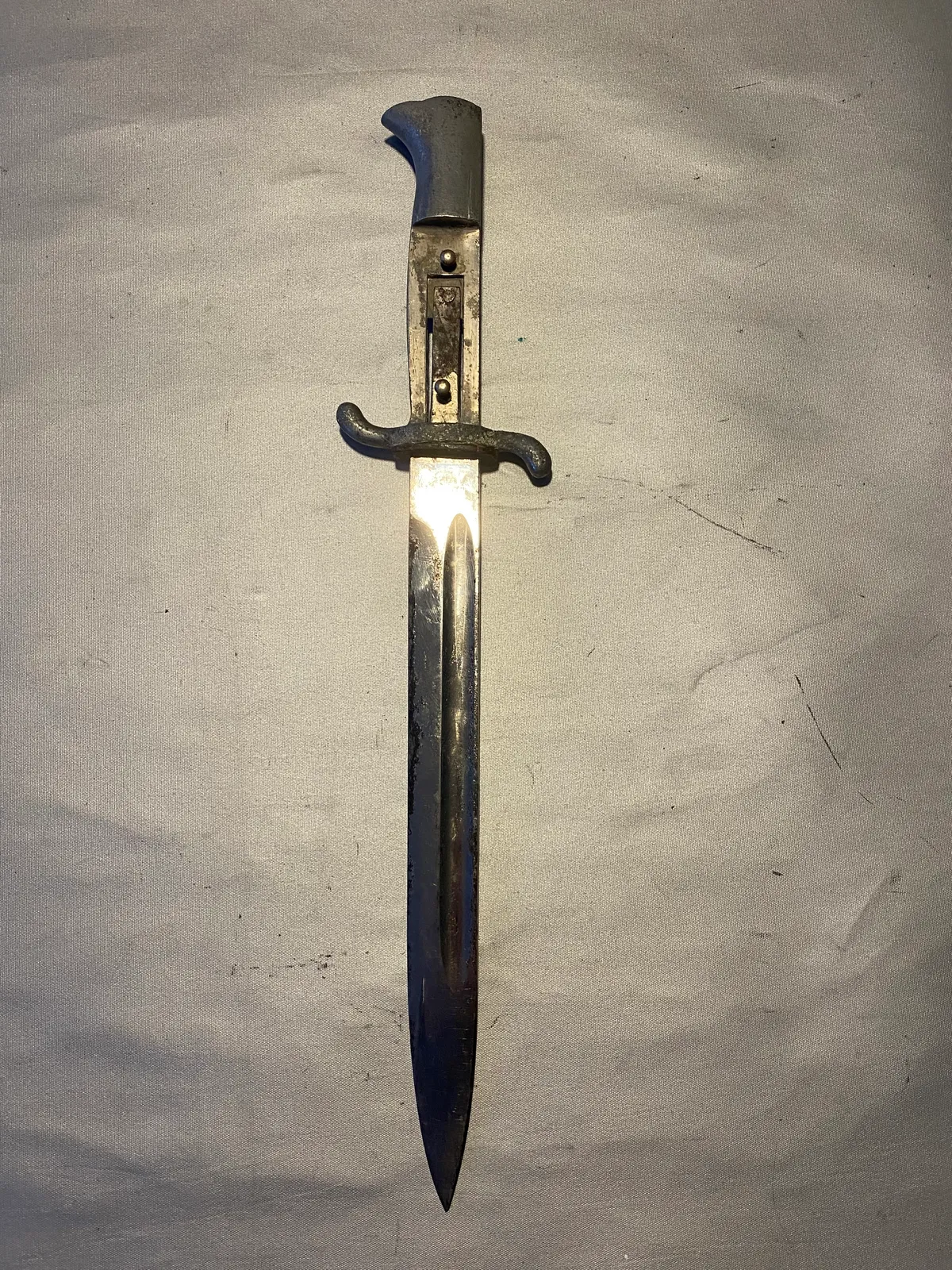Original tysk brand  udgangsbajonet - ww2 til restaurering