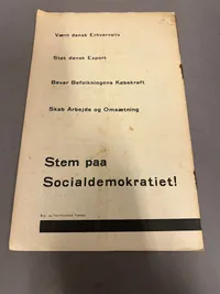 Socialdemokratisk propaganda 30-erne