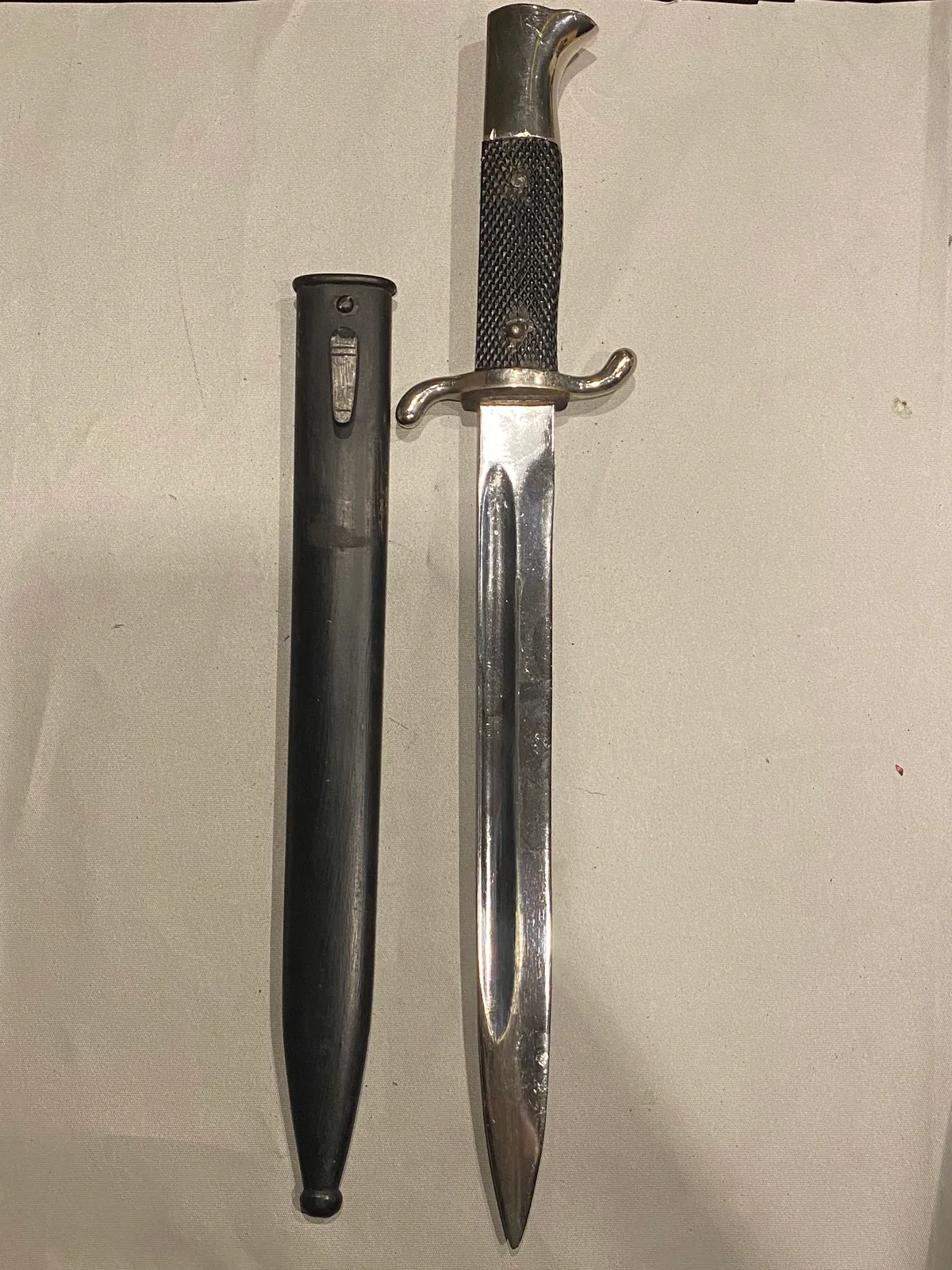 Original tysk brand udgangsbajonet - ww2