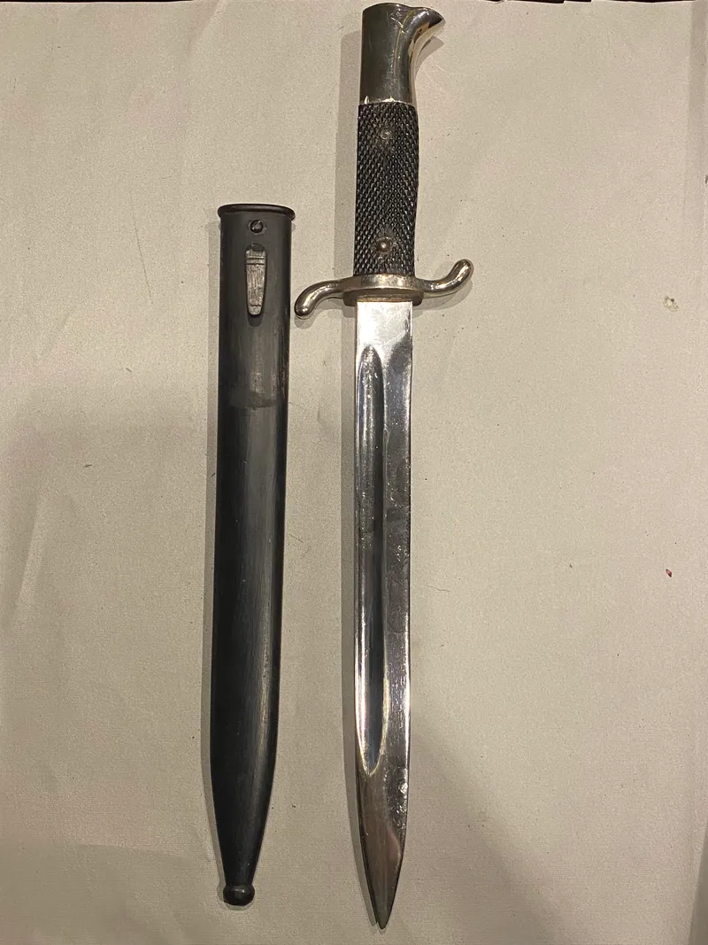 Original tysk brand udgangsbajonet - ww2